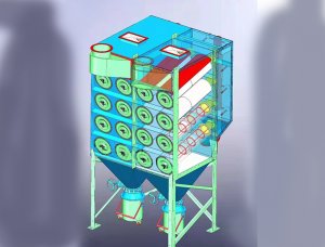 斜插滤筒除尘器